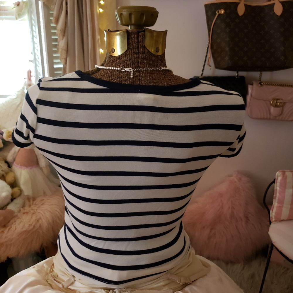 Striped Crop Top - Picture 3 of 3